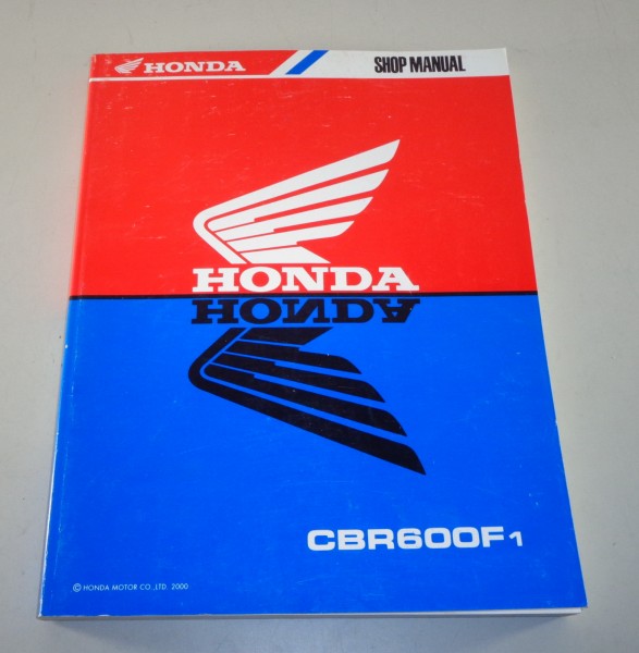 Workshop Manual Honda CBR 600 F from 2000