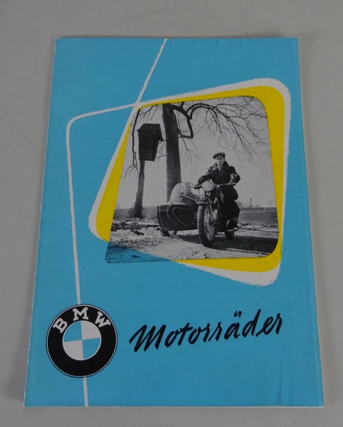 Prospekt BMW Motorrad R25/3 | R50 | R69 | R67/3 Stand 03/1955 - original