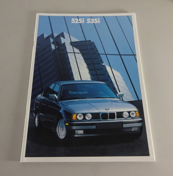 Prospectus / Brochure BMW 5 Series E34 525i / 535i US-Model from 02/1988