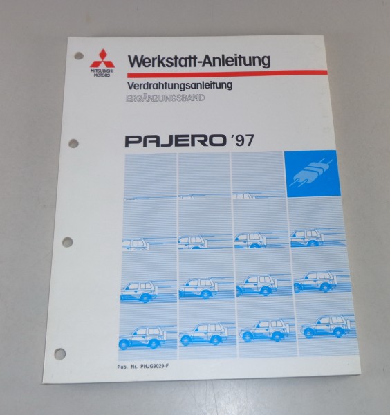 Werkstatthandbuch Schaltpläne Mitsubishi Pajero V20 Modelljahr 1997