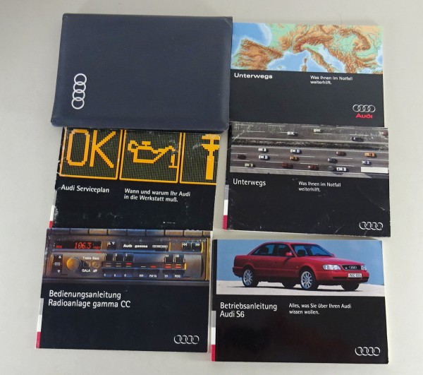 Bordmappe + Betriebsanleitung / Handbuch Audi S6 C4 von 07/1994