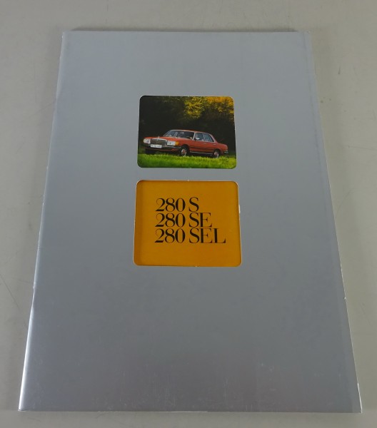 Prospekt Mercedes-Benz S-Klasse W116 280 S / 280 SE / 280 SEL Stand 07/1976