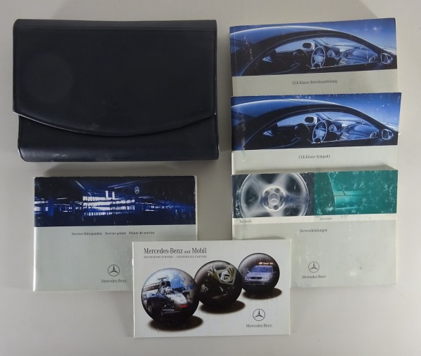 Bordmappe + Betriebsanleitung Mercedes CLK W209 200 240 320 500... Coupe 11/2001