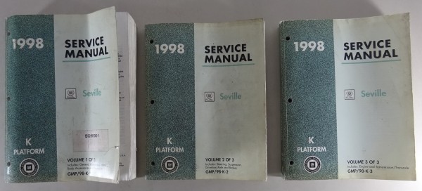 Workshop Manual / Repair Manual Cadillac Seville Stand 06/1997
