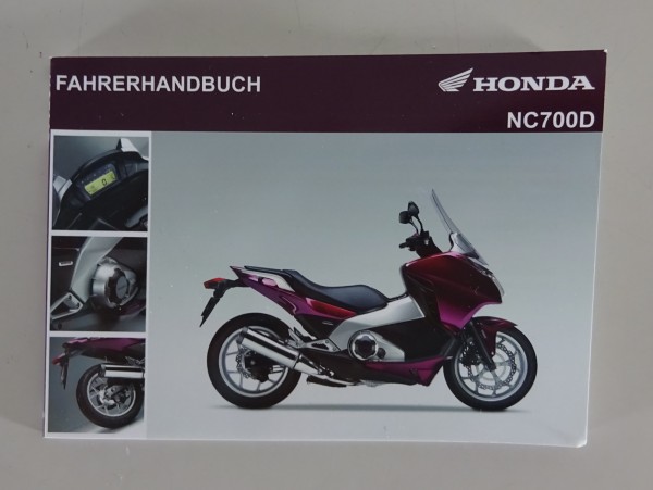 Betriebsanleitung / Handbuch Honda Integra NC 700 D Stand 01/2012