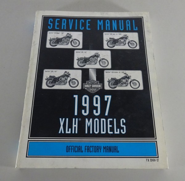 Workshop manual Harley Davidson XLH Sportster models 1997 from 10/1996