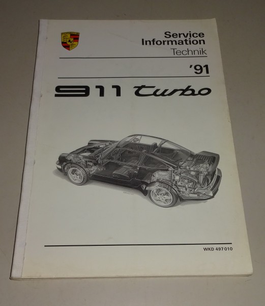 Werkstatthandbuch / Information Technik Porsche 911 Turbo Typ 964 Stand 1991