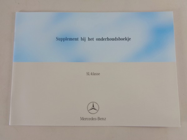 Scheckheft Erweiterung Mercedes Benz R230 SL 350/500/600/55 AMG Niederländisch