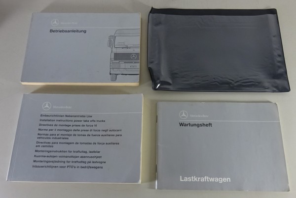 Bordmappe + Betriebsanleitung Mercedes-Benz Schwere Klasse SK 1222-3550 von 1991