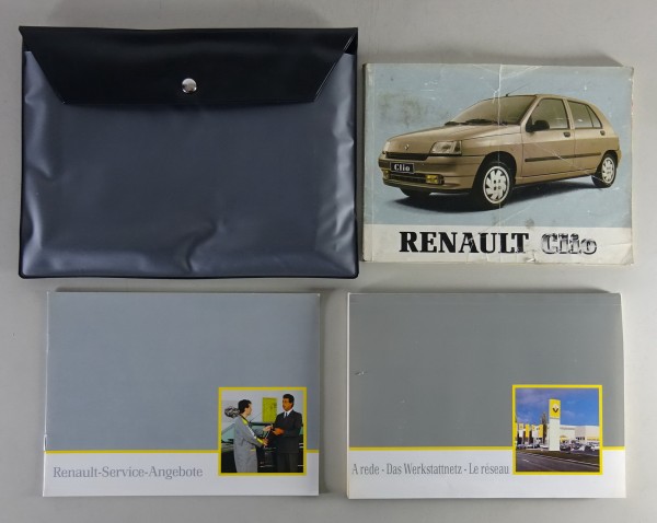 Bordmappe + Betriebsanleitung / Handbuch Renault Clio Stand 1992