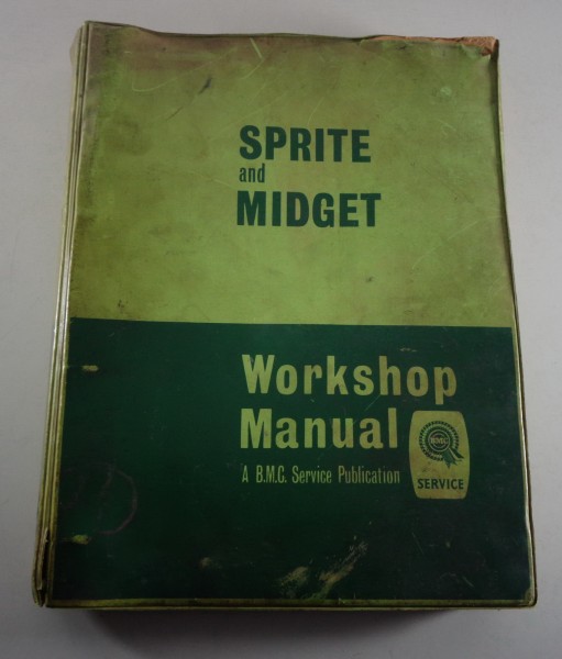 Werkstatthandbuch Reparaturanleitung MG Midget und Austin Healey Sprite MK II