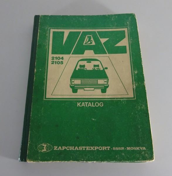 Teilekatalog Lada 1200 1300 1500 VAZ 2105 2104 Kombi Stand 1986