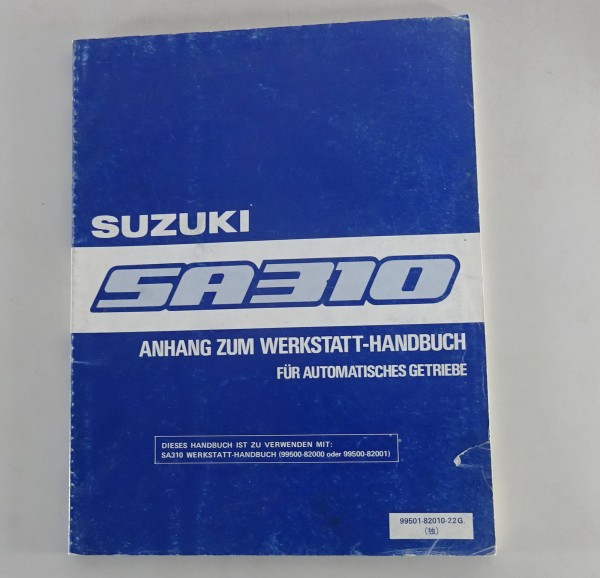Werkstatthandbuch Suzuki Alto SA 310 Automatik Getriebe Stand 03/1985