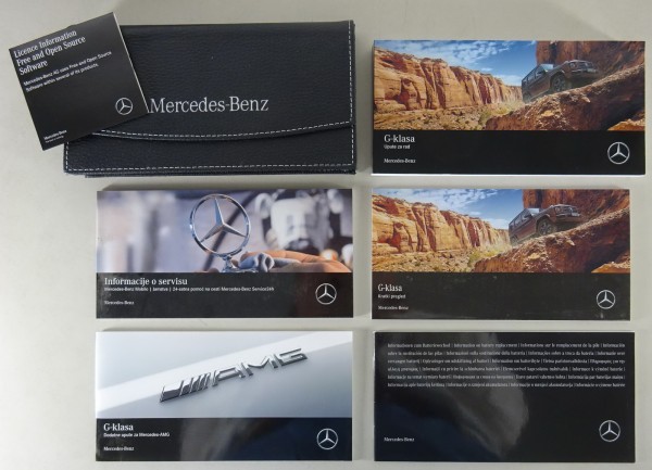 Mapa u vozilu + upute za uporabu Mercedes Benz G-klasa W 463 od 11/2019
