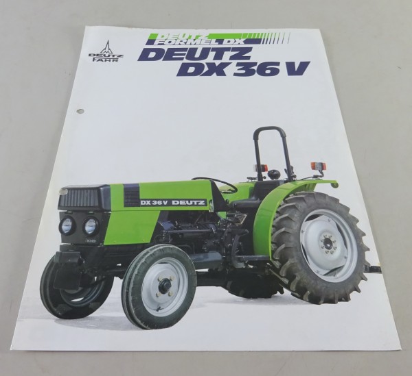 Datenblatt Deutz DX 36 V Stand 01/1979