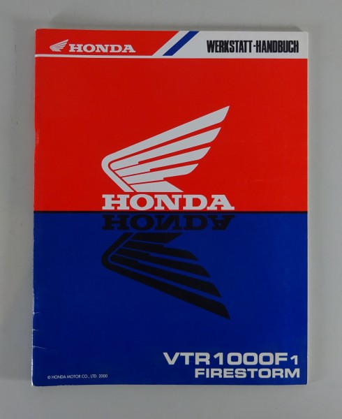 Werkstatthandbuch Ergänzung Honda VTR 1000 F Firestorm von 2000