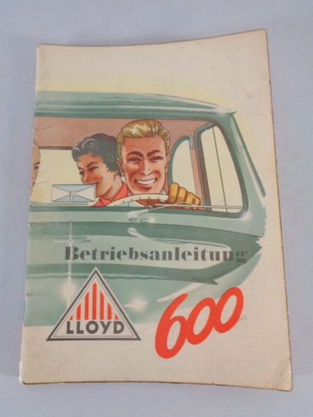 Betriebsanleitung / Handbuch Lloyd LP 600 ab Baujahr 1955