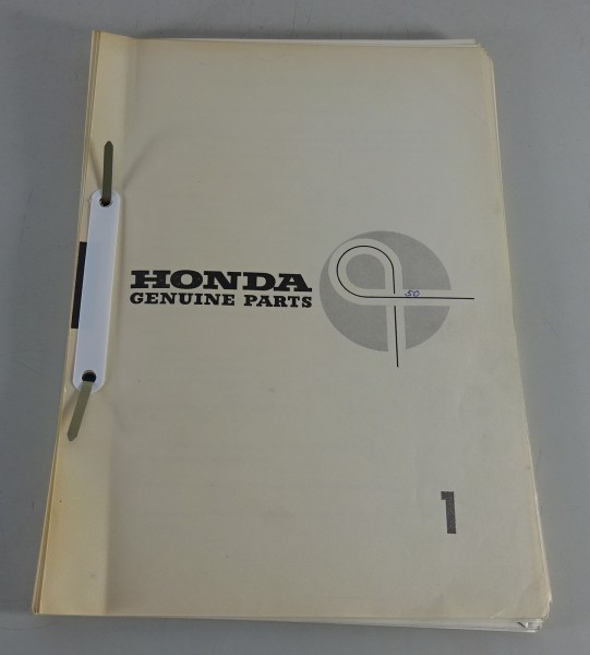 Teilekatalog / Parts Catalog Honda PC 50 A from 03/1969