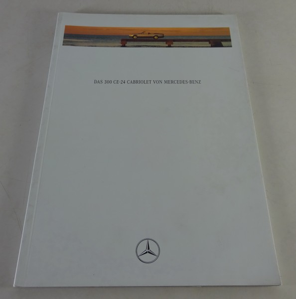Prospekt / Broschüre Mercedes-Benz W124 / A124 300 CE-24 Cabriolet Stand 01/1992