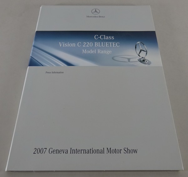 Presseinformation + Pressefotos Mercedes-Benz C-Klasse W204 Stand 03/2007