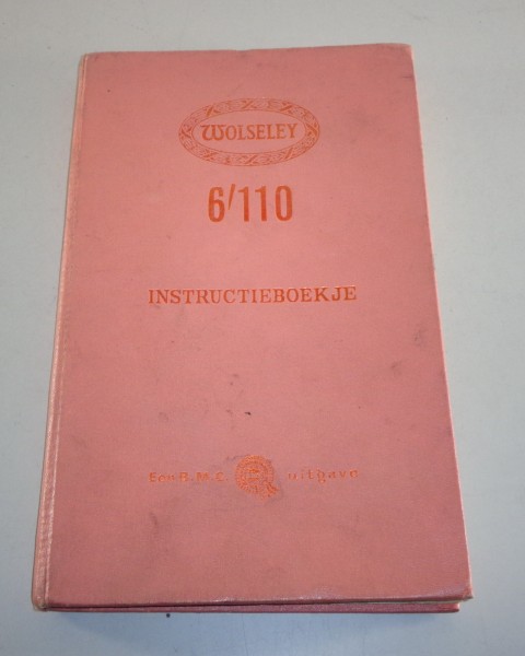 Instructieboekje BMC Wolseley 6/110 van 10/1964