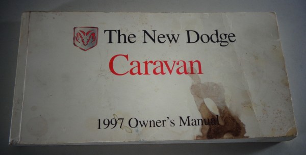 Betriebsanleitung / Owner's Manual / Handbook Dodge Caravan Stand 1997