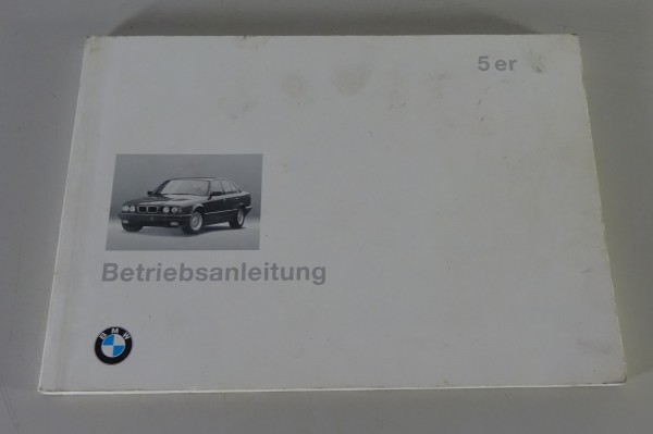 Betriebsanleitung BMW 5er E34 518i 520i 525i 530i 540i 525td 525tds von 4/1994