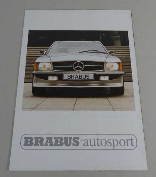 Prospekt / Broschüre Brabus Mercedes-Benz 500 SL C107