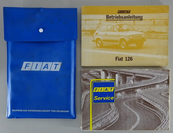 Bordmappe + Betriebsanleitung Fiat 126 Stand 02/1978