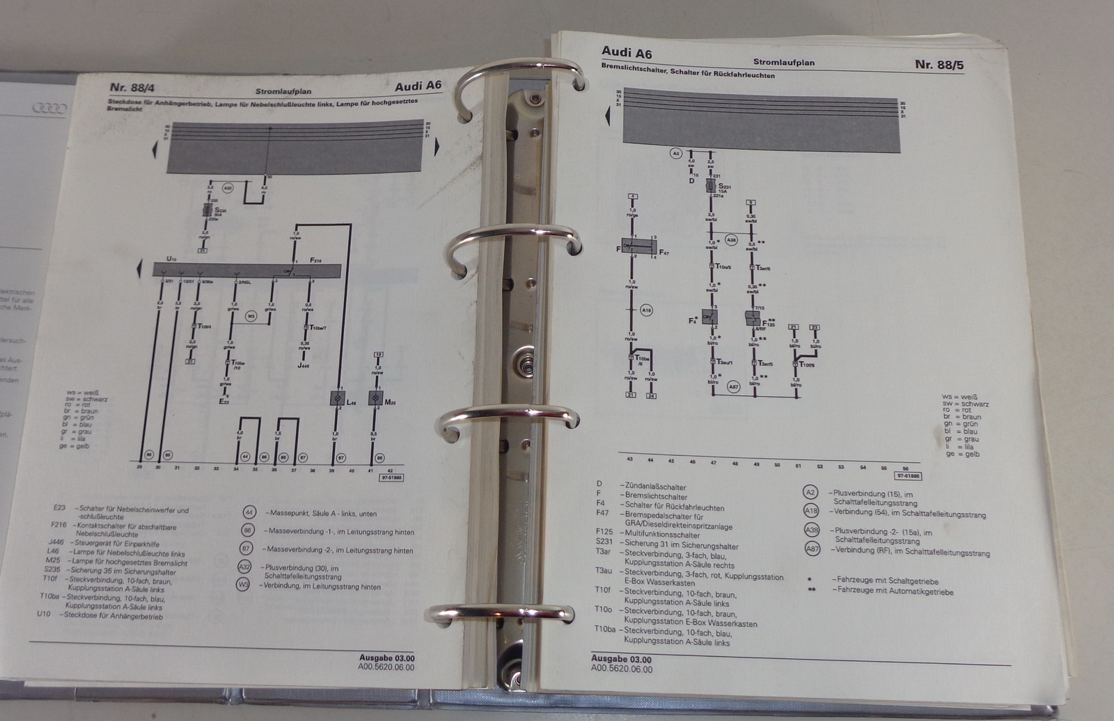 Werkstatthandbuch Elektrik Schaltpläne Audi A6 C5 Incl Quattro Rs6 Pk Buch 9135