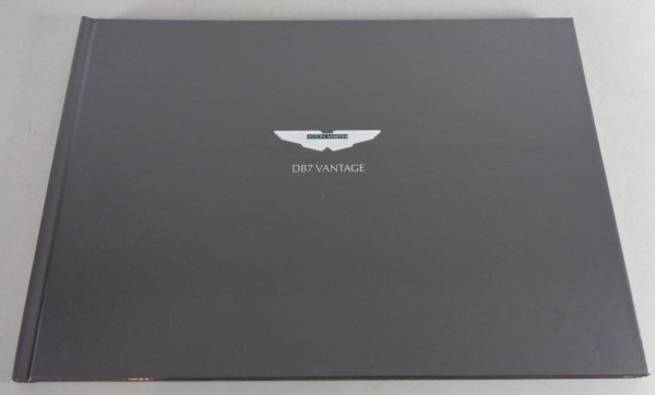 Hardcover Prospekt / Broschüre Aston Martin DB7 Vantage auf deutsch