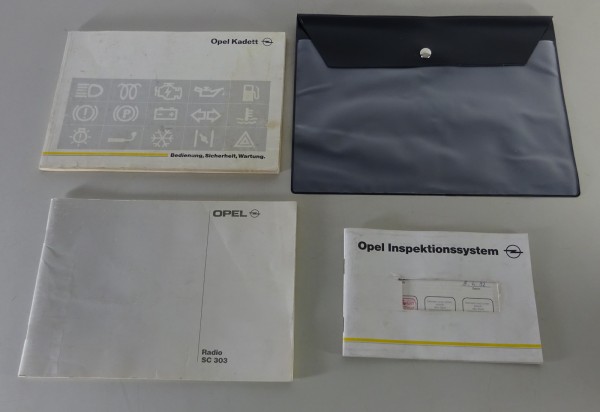 Bordmappe + Betriebsanleitung Opel Kadett E incl. Cabrio + GSI Stand 10/1990