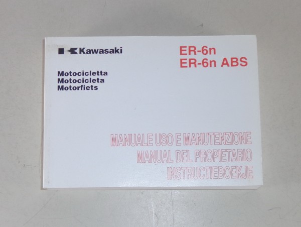 Betriebsanleitung / Manuale / Manual / Instructie Kawasaki ER-6 n (ABS) von 2007