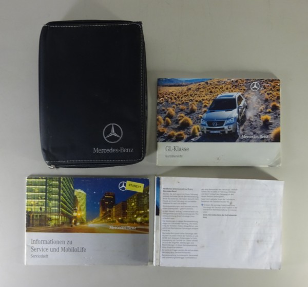 Bordmappe + Betriebsanleitung Mercedes-Benz GL 450 / 500 + 320 / 420 CDI Typ 164