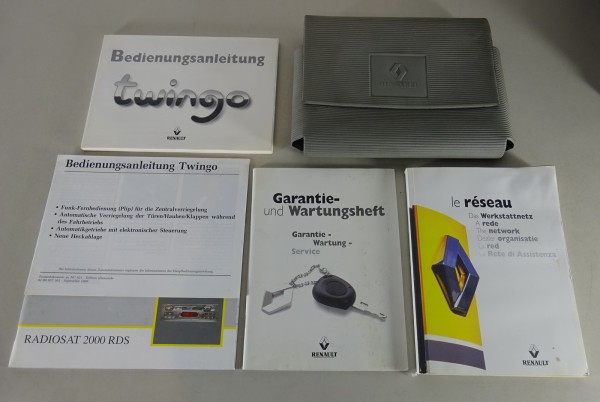 Bordmappe + Betriebsanleitung / Handbuch Renault Twingo Stand 07/1999