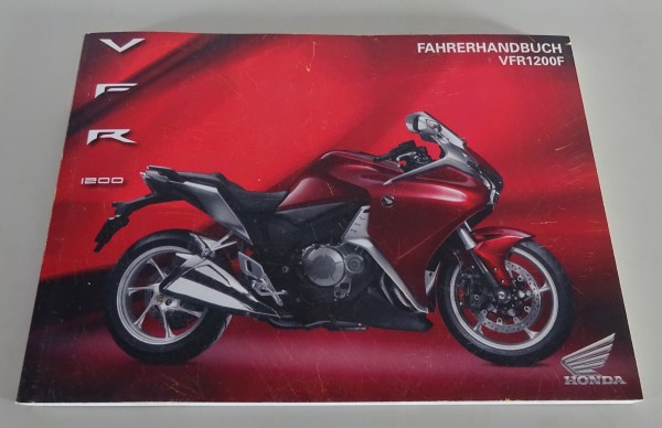 Betriebsanleitung / Handbuch Honda VFR1200F (VFR 1200 F) Stand 11/2009