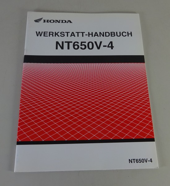 Werkstatthandbuch Ergänzung Honda NT 650 V-4 Stand 08/2003