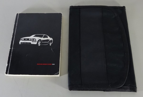 Wallet + Owner´s Manual / Handbook Ford Mustang V from 2008