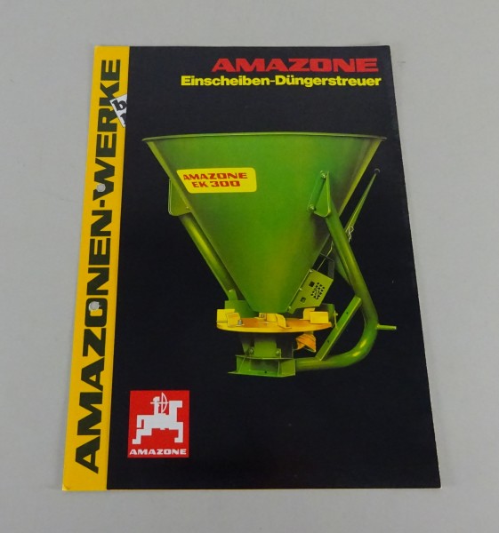 Prospekt / Broschüre Amazone Produktübersicht Zentrifugalstreuer Stand 03/1979