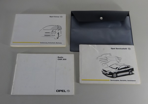 Bordmappe + Betriebsanleitung / Handbuch Opel Corsa B Stand 11/1999