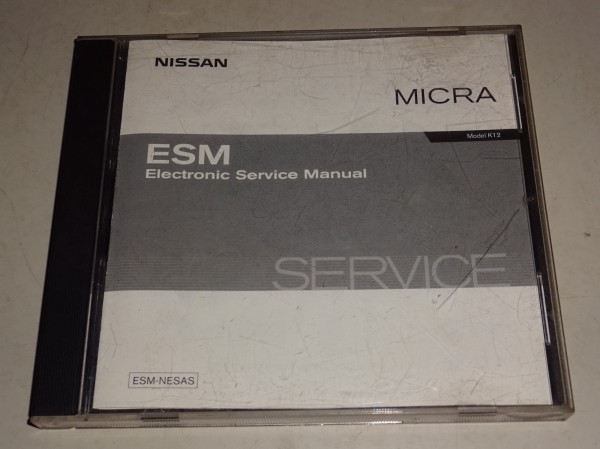 Werkstatthandbuch auf CD Nissan Micra Typ K12 Stand 03/2003