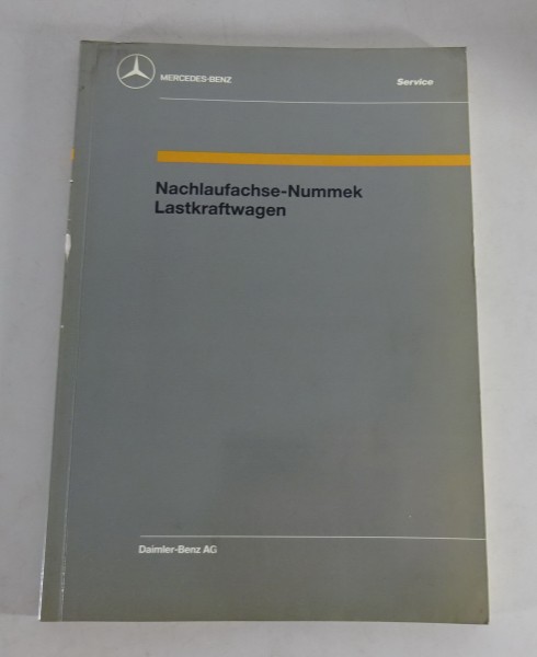 Werkstatthandbuch Mercedes Benz LKW Nachlaufachse Nummek in SK 2235 S 6x2 ab ´88