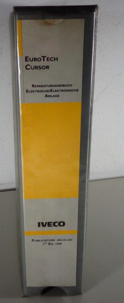 Werkstatthandbuch Elektrische Anlage Iveco EuroTech Cursor Stand 1998