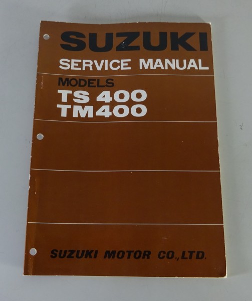 Werkstatthandbuch / Service Manual Suzuki TS 400 / TM 400 Stand 03/1972
