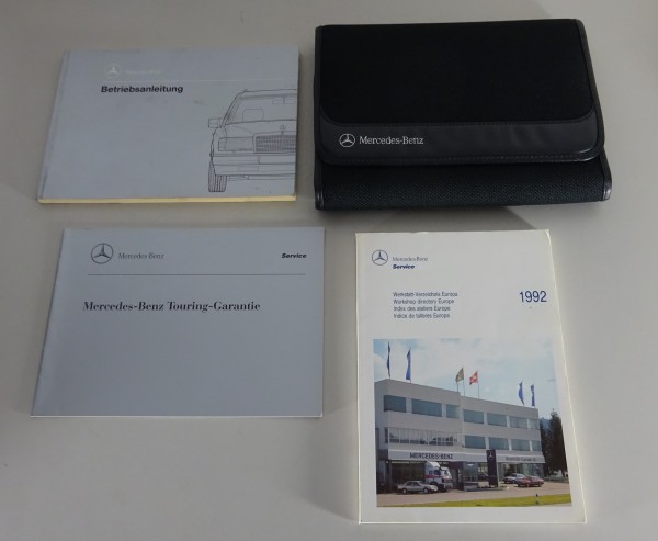 Bordmappe + Betriebsanleitung Mercedes W124 T-Modell 200 230 250 300 TE TD 05/91