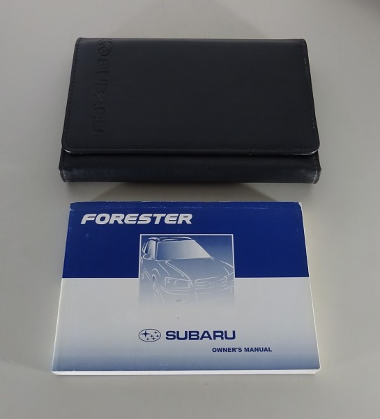 Wallet + Handbook / Owner's manual Subaru Forester Type SG from 09/2005