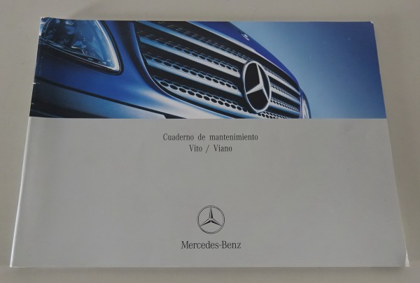 Libro de servicios Mercedes Benz Vito W639 / Viano W639 de 11/2005