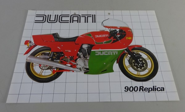 Prospektblatt / Broschüre Ducati 900 Replica Motorrad