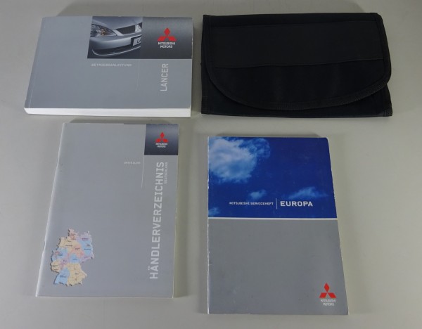 Bordmappe + Betriebsanleitung Mitsubishi Lancer Typ CS0 7. Generation Stand 2006