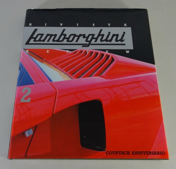 Bildband Rivista Lamborghini Review 2 with Countach, Exemplar Nr. 1627 from 1988